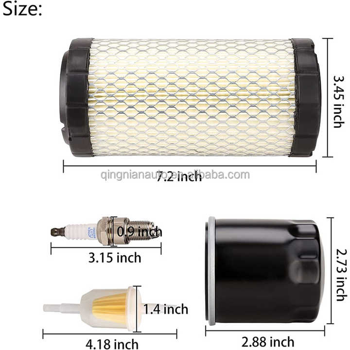Golf Cart Tune up Kit for Club Car Precedent 2004-UP with Kawasaki Engine #102558201 1016467 102003201 BPR2ES